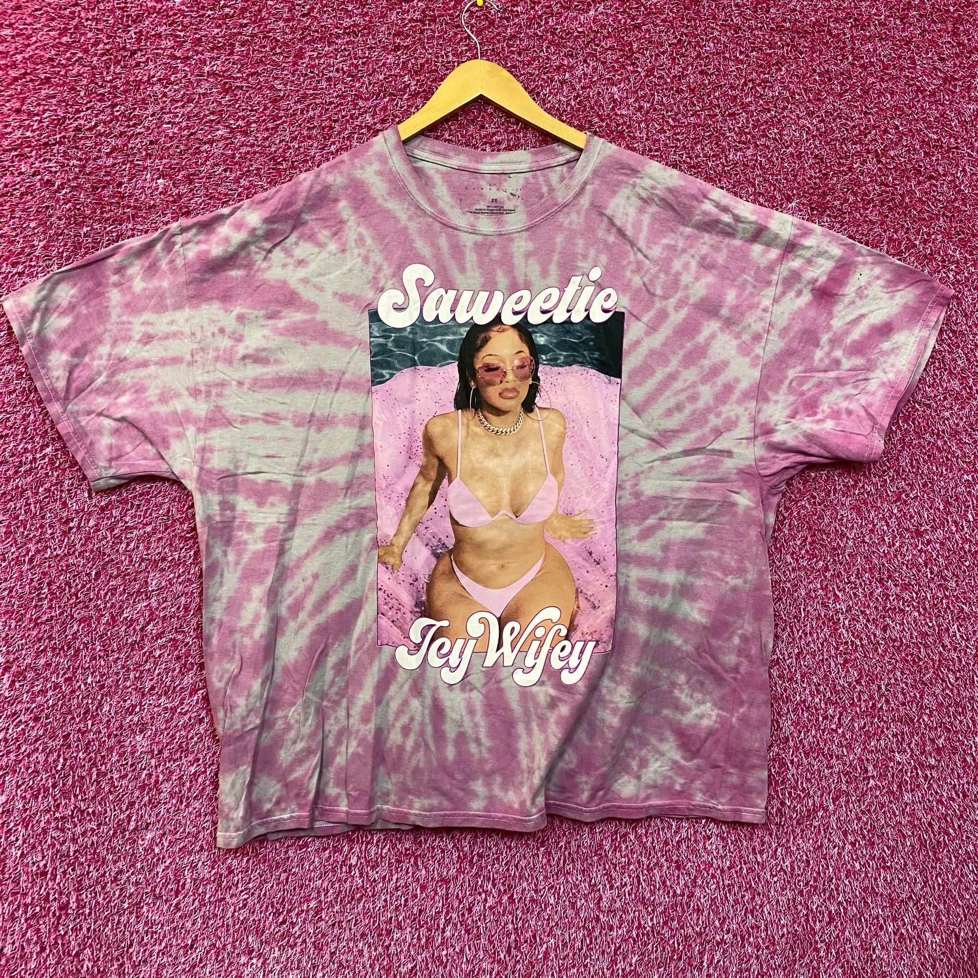 Other Saweetie Icy Wifey High Maintenance Oversized Rap Tie Dye 2X Size US XXL / EU 58 / 5 - 1 Thumbnail