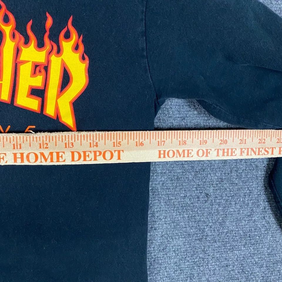Thrasher Thrasher T-Shirt Women's Small Long Sleeve Distressed S Size S / US 4 / IT 40 - 5 Thumbnail