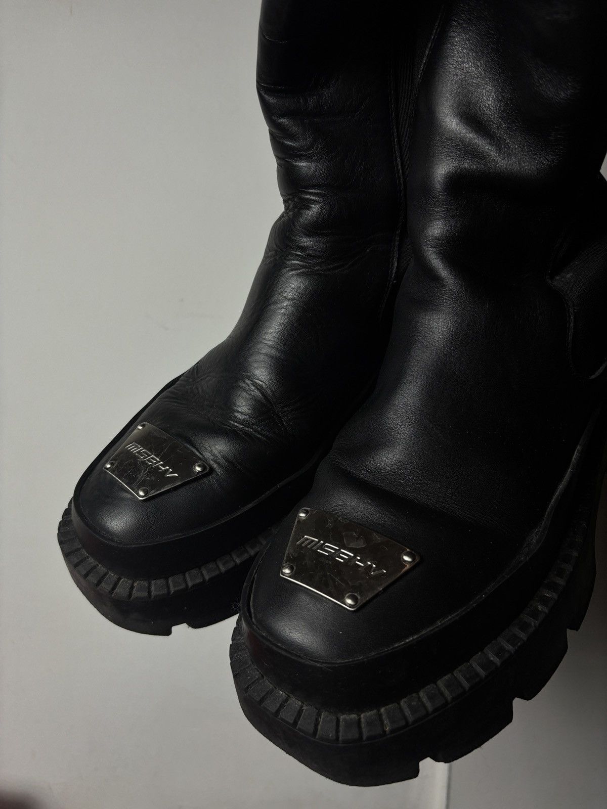 Misbhv Leather boots shoes MISBHV black ankle Size US 10 / IT 40 - 5 Thumbnail