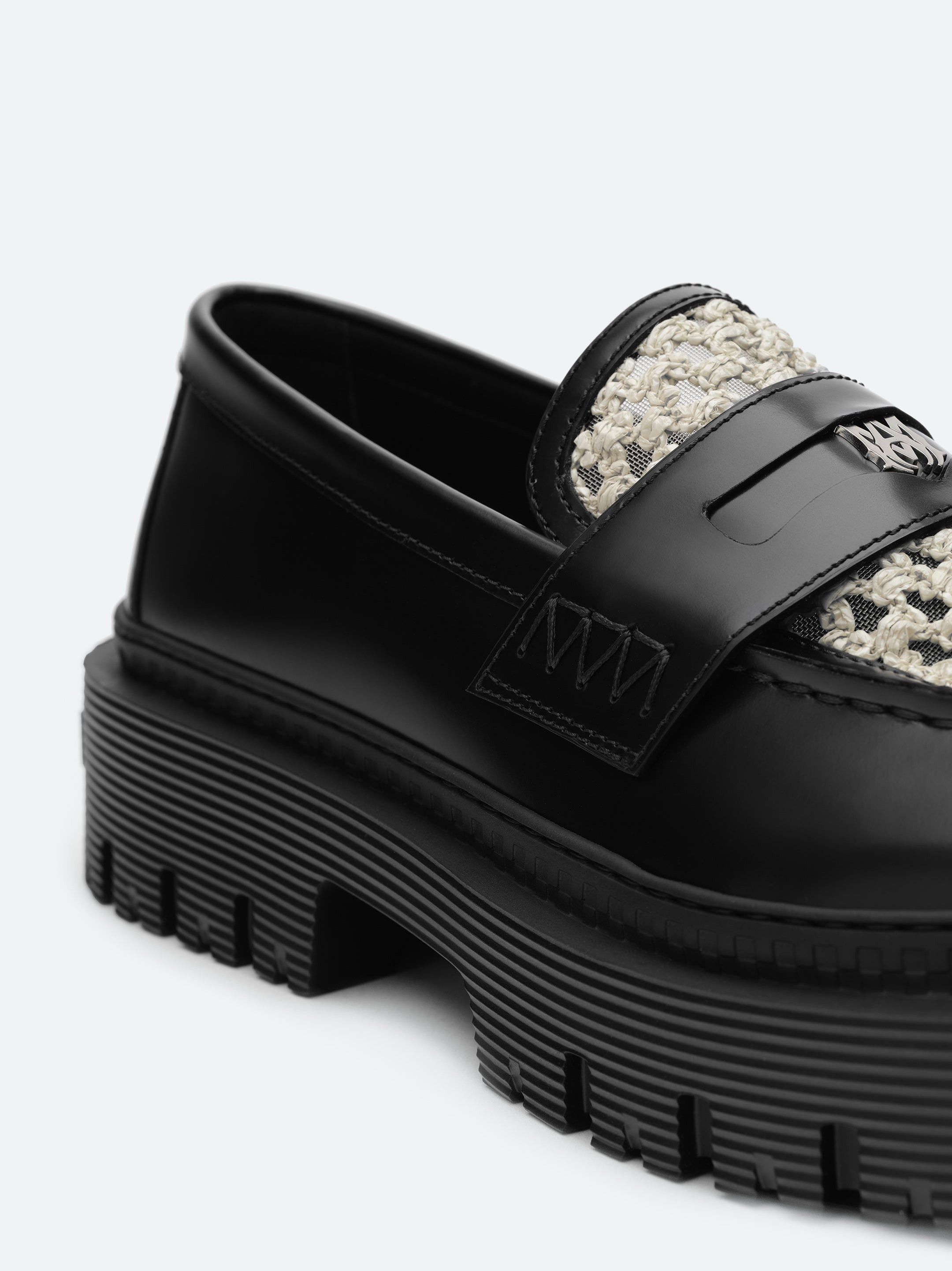 Amiri o1s1wg110525 Jumbo Loafers in Black/White Size US 9 / EU 42 - 6 Thumbnail