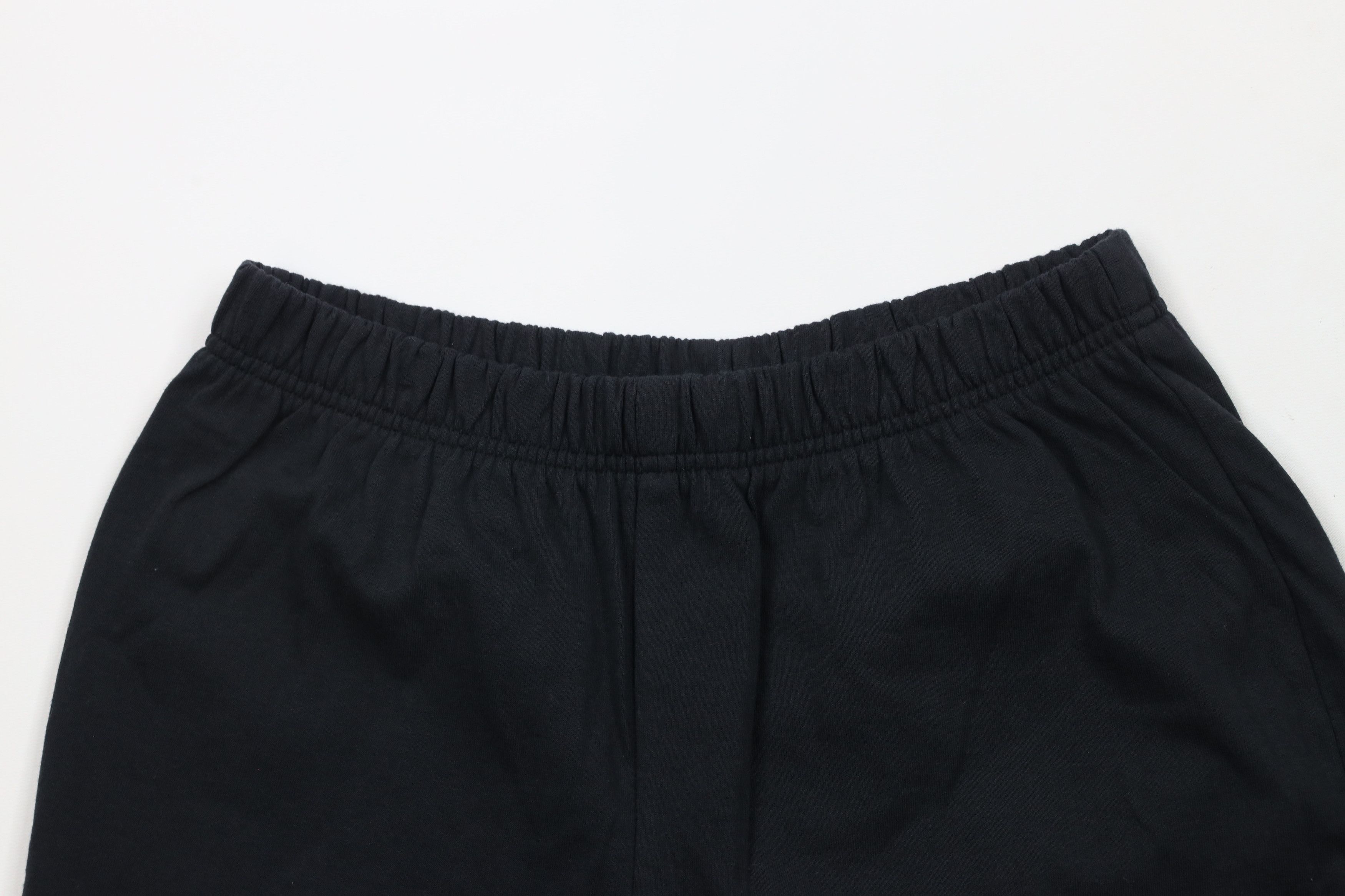 Vintage Vintage 90s Streetwear Knee Layered Cotton Shorts Black Size US 34 / EU 50 - 2 Thumbnail