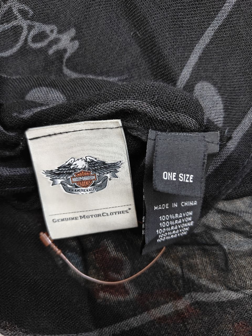 Harley Davidson Harley Davidson Rayon Skull Scarf Size ONE SIZE - 4 Thumbnail