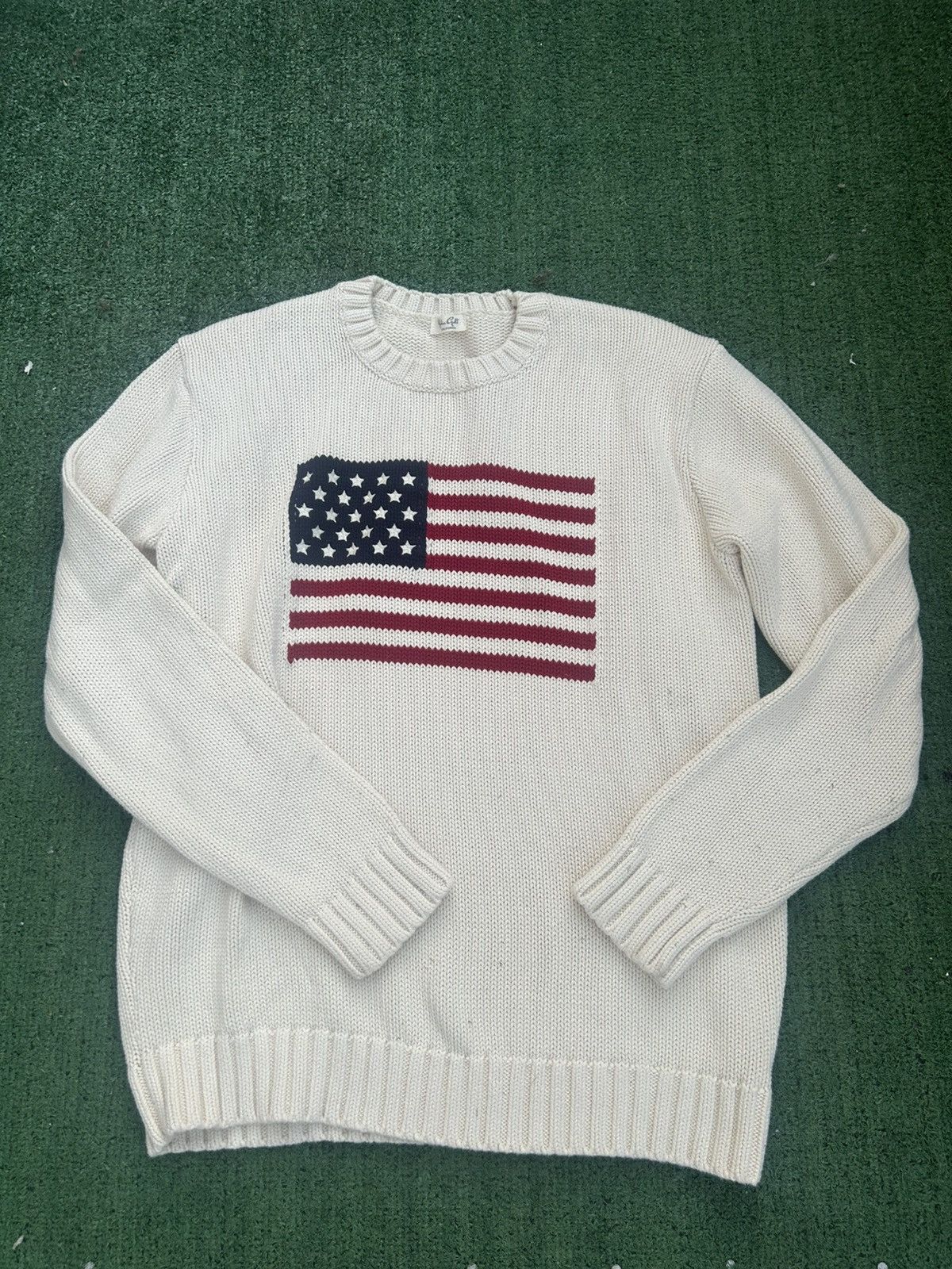 Vintage Vintage American flag Sweater Size US M / EU 48-50 / 2 - 1 Thumbnail