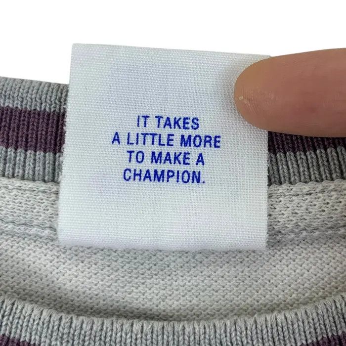 Champion Vintage CHAMPION USA SCRIPT Logo Natural Faded Ringer Size XL / US 12-14 / IT 48-50 - 6 Thumbnail