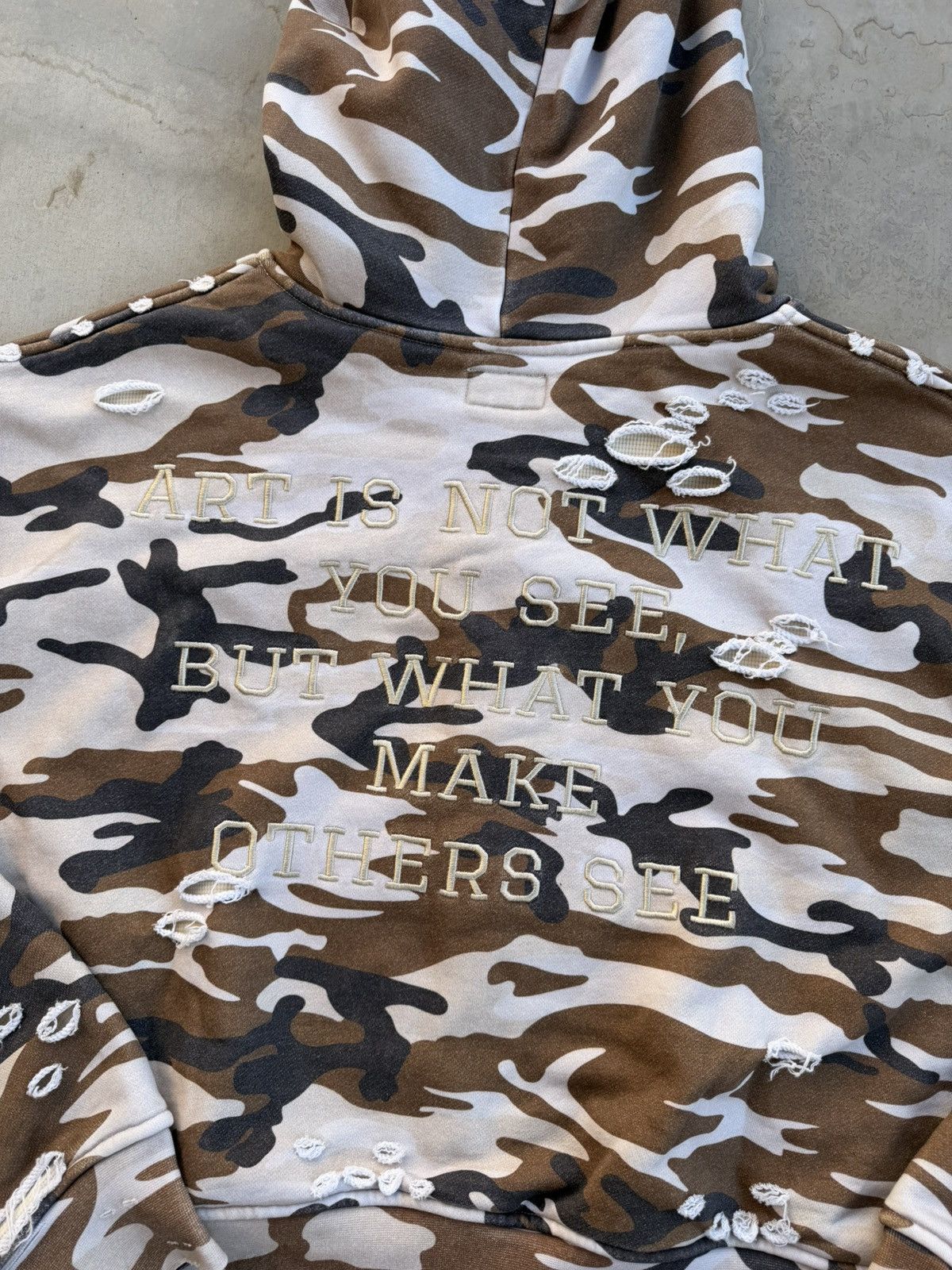 Other N’OUBLIE PAS Desert Adam Sandler Zip-Up Hoodie – Brown Camo Size US XL / EU 56 / 4 - 6 Thumbnail