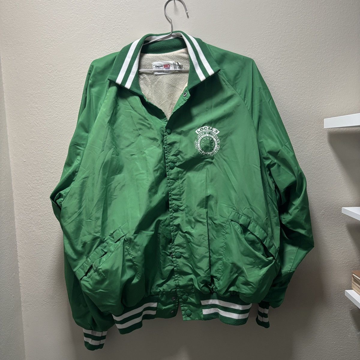 Vintage Vintage Union Engineer Varsity Coaches Jacket Size US XXL / EU 58 / 5 - 1 Thumbnail