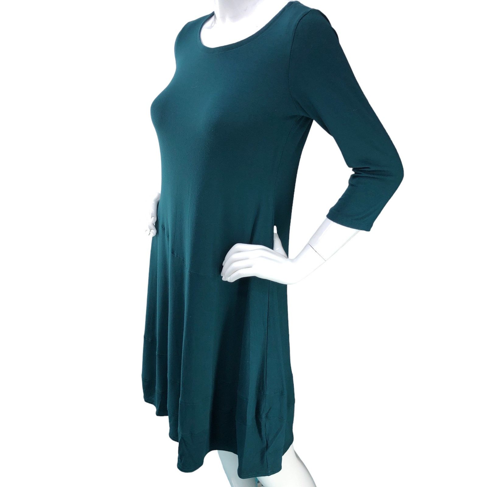 Eileen Fisher Eileen Fisher Size XS Dress Fit & Flare Jersey Knit Stretch Size XS / US 0-2 / IT 36-38 - 5 Thumbnail