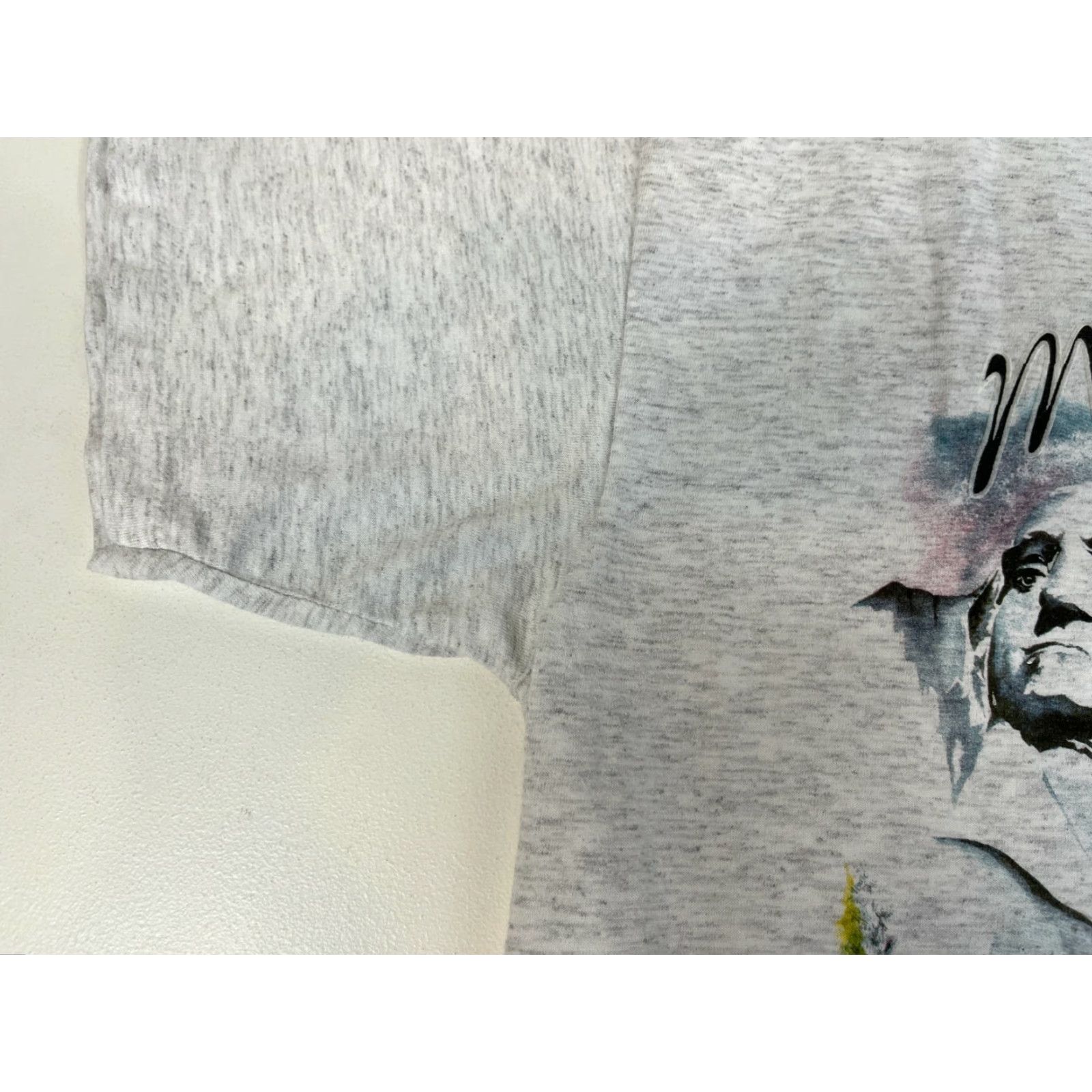 Vintage VINTAGE Mount Rushmore T-Shirt Unisex Adults XL Gray 90s Oneita Single Stitch Crew Neck Short Sleeve Cotton Polyester Blend Vintage Size US XL / EU 56 / 4 - 6 Thumbnail