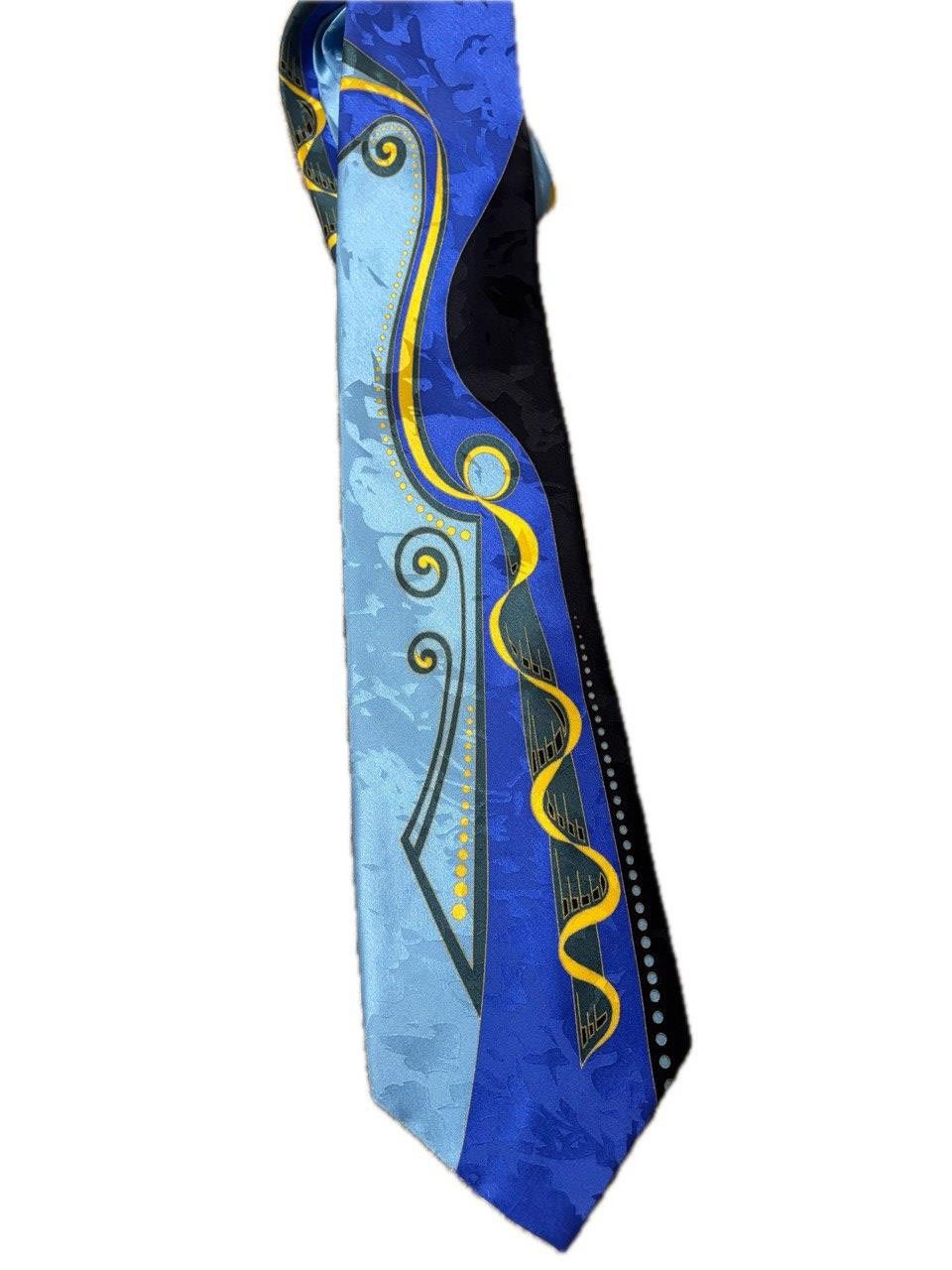 Vintage RICCARDO GABRIELE VINTAGE Silk tie Made in Italy Size ONE SIZE - 13 Thumbnail