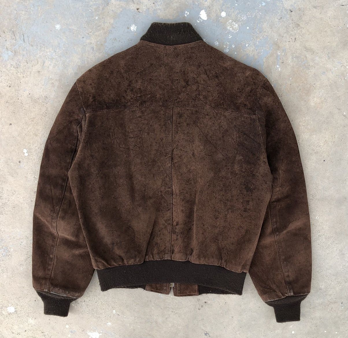 Schott Vintage SCHOTT NYC Suede Leather Bomber Jacket 🇺🇸 Size US M / EU 48-50 / 2 - 4 Thumbnail