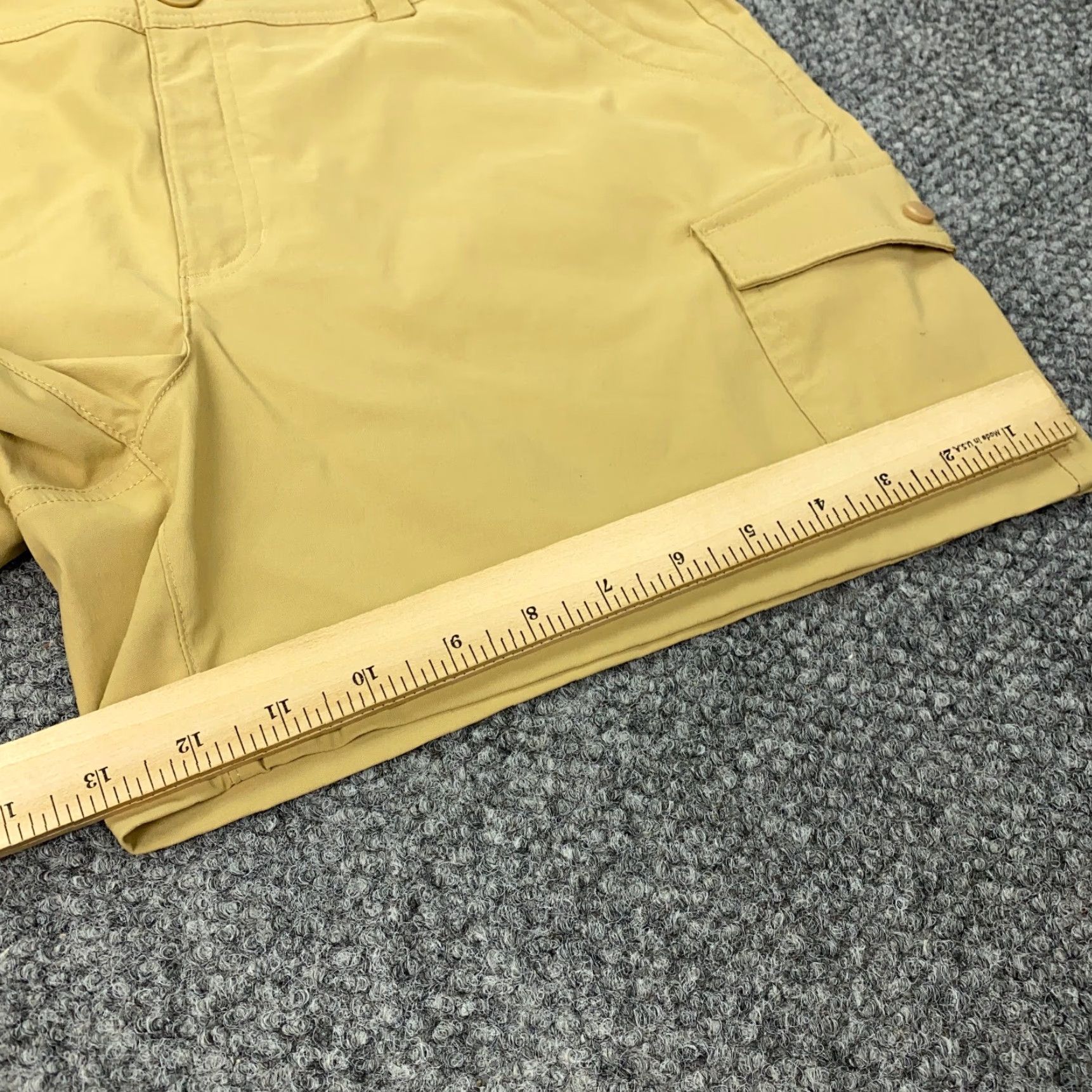 Eddie Bauer VINTAGE Eddie Bauer Cargo Shorts Women’s Size 14 Khaki High-Rise Stretch Casual Size 36" / US 14 / IT 50 - 5 Thumbnail