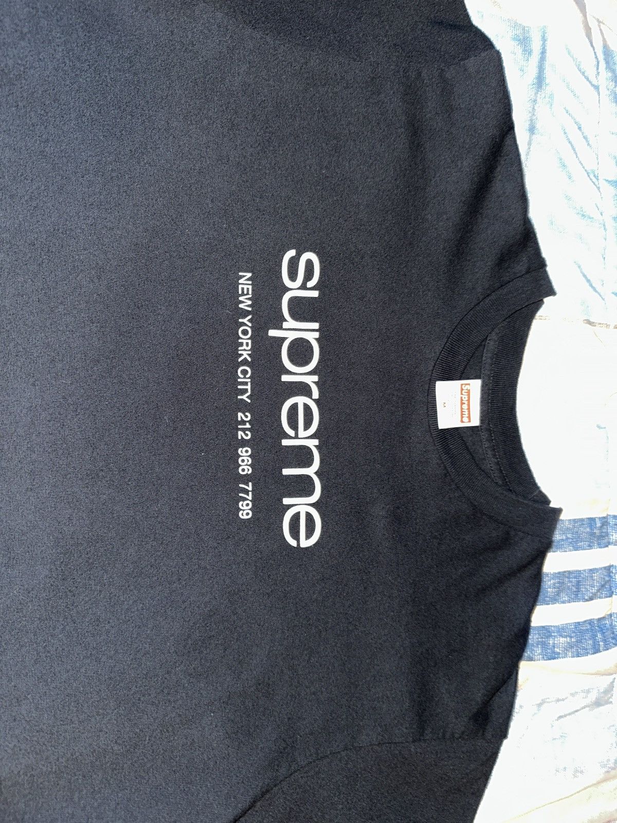 Supreme Supreme Time Tee (Spring 20’) Size US M / EU 48-50 / 2 - 4 Thumbnail