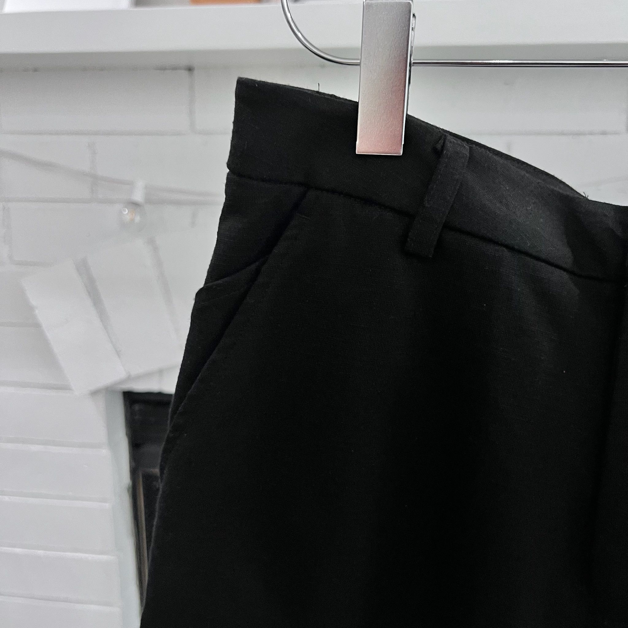 Other WestZeroOne Black Soft Edmunds Short Dress Pants Size US 32 / EU 48 - 2 Thumbnail