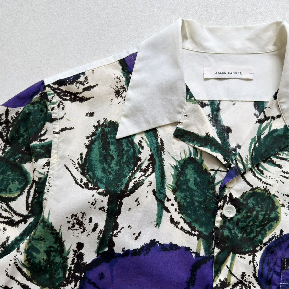 Wales Bonner ‘Highlife’ Floral Print Bowling Shirt Size US M / EU 48-50 / 2 - 4 Thumbnail