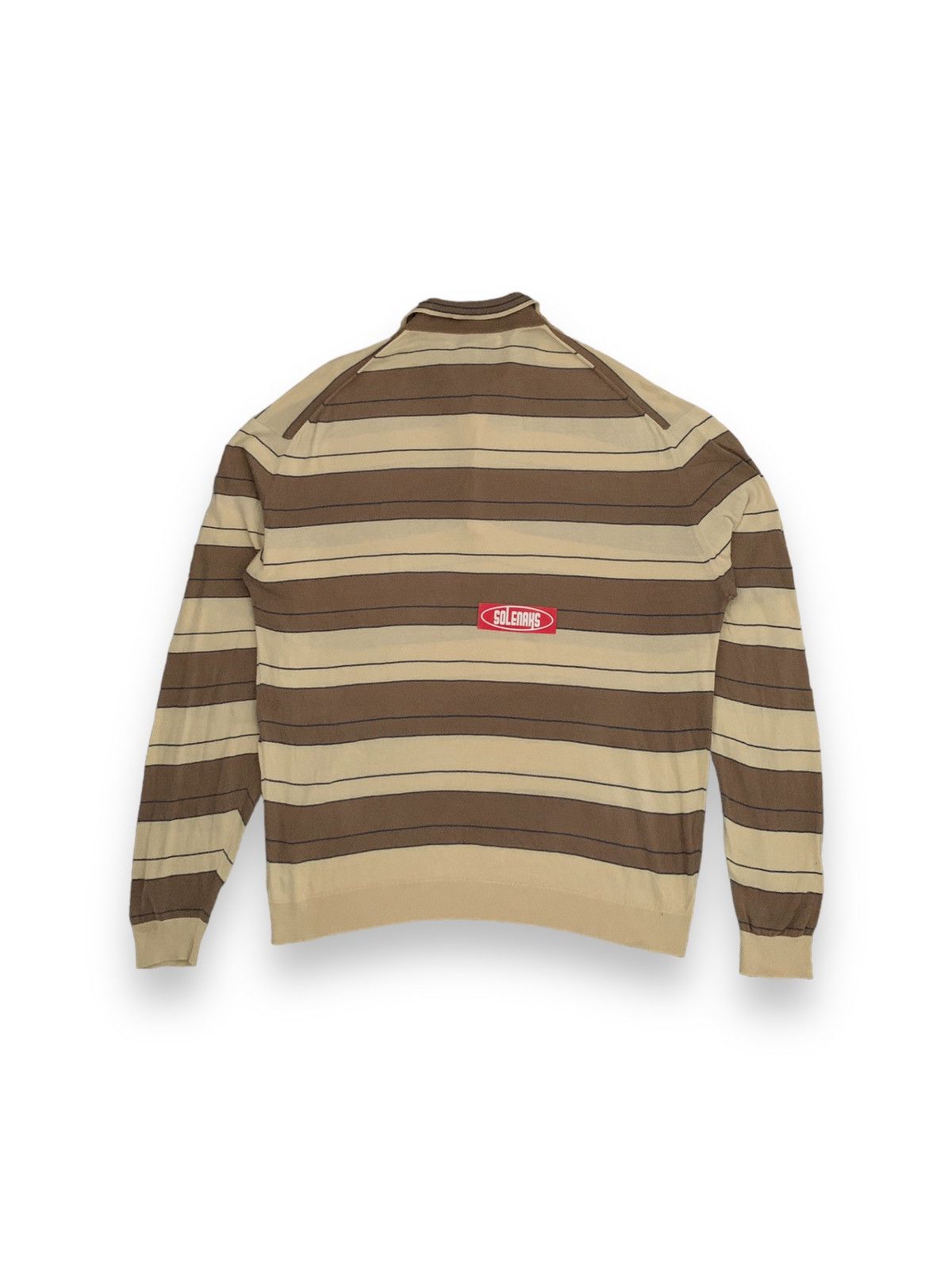 Burberry × Designer × Vintage Vtg burberry striped sweatshirt Size US M / EU 48-50 / 2 - 7 Thumbnail