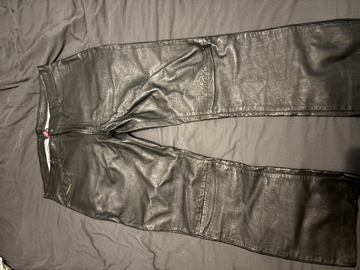 Diesel Leather jeans Size US 38 / EU 54 - 1 Thumbnail