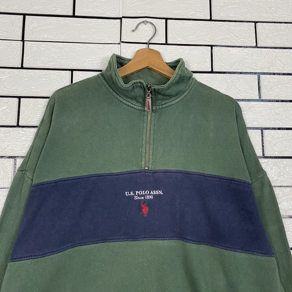 Japanese Brand 📌Vintage Half Zipper Anorak Design U.S Polo Assn Small Pony Size US M / EU 48-50 / 2 - 4 Thumbnail