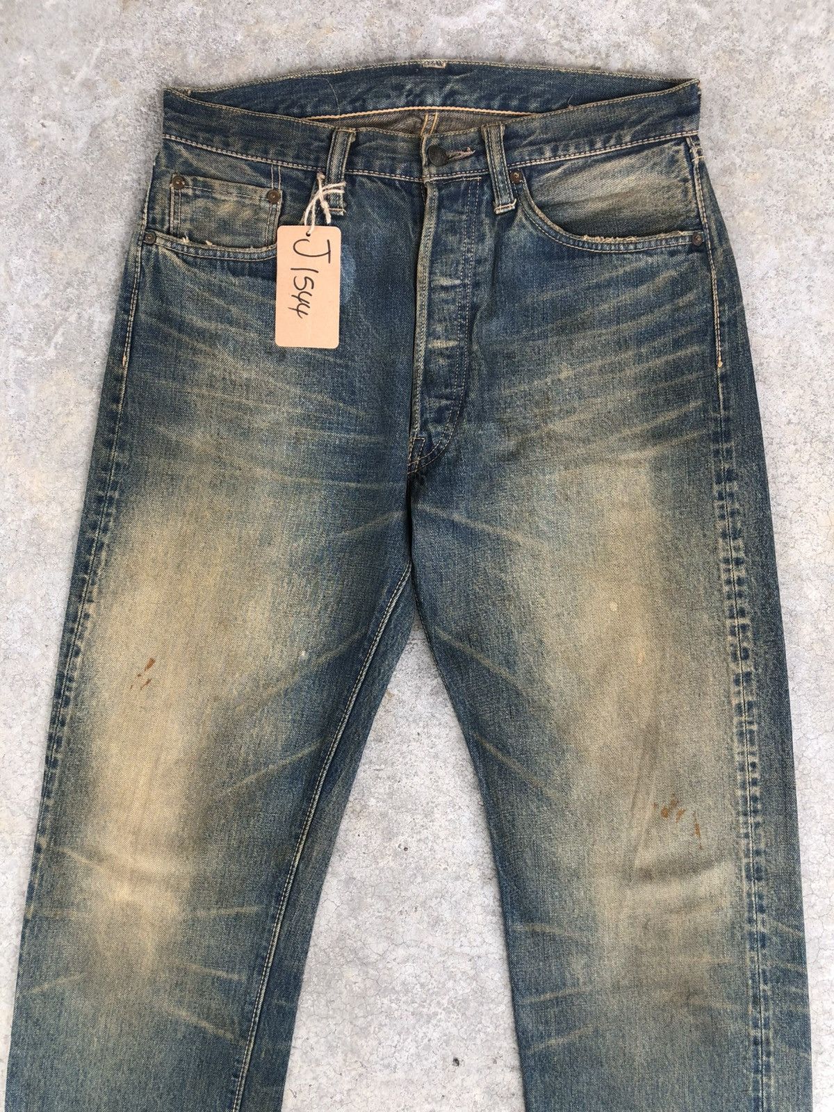 Sugar Cane Vintage Sugarcane 065 Distressed Denim Selvedge Denim Star Size US 32 / EU 48 - 10 Thumbnail