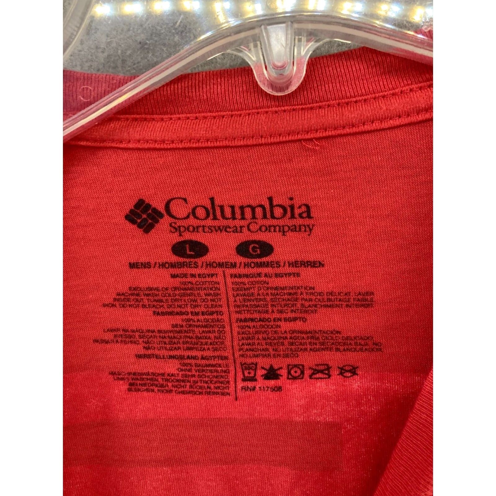 Vintage Columbia PFG Mens TShirt Large Red USA Outdoor Shirt Size US L / EU 52-54 / 3 - 5 Thumbnail