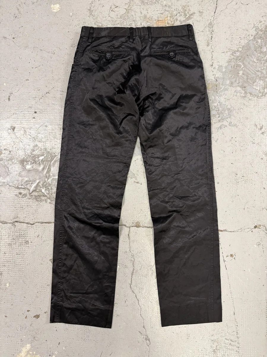 Dolce & Gabbana SS2005 Dolce & Gabbana Black Satin Effect Pants Size US 32 / EU 48 - 2 Thumbnail