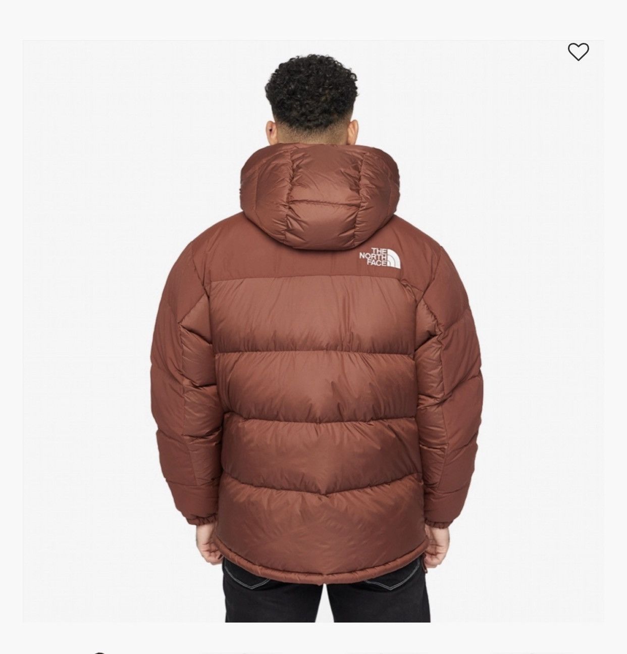 The North Face HIMALAYAN DOWN Jacket BROWN sz 550 S
