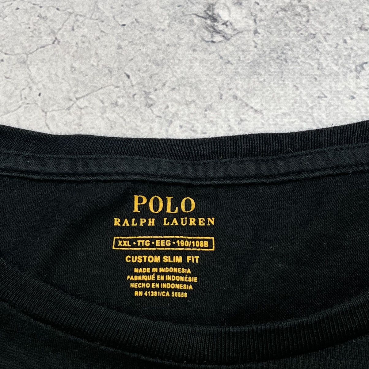 Polo Ralph Lauren × Vintage Polo Ralph Lauren Crew Neck Long Sleeve – Black Red Logo Size US XL / EU 56 / 4 - 6 Thumbnail