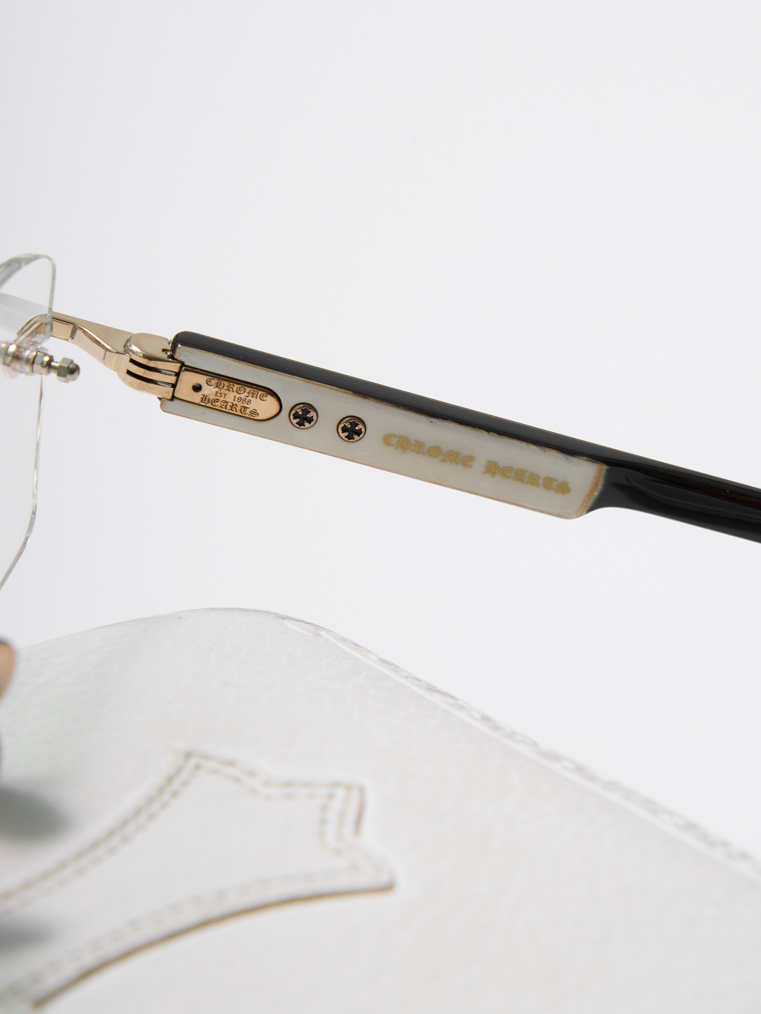 Chrome Hearts Chrome Hearts Deep II GP-WEPV White Ebony Piano Varnish Size ONE SIZE - 6 Thumbnail