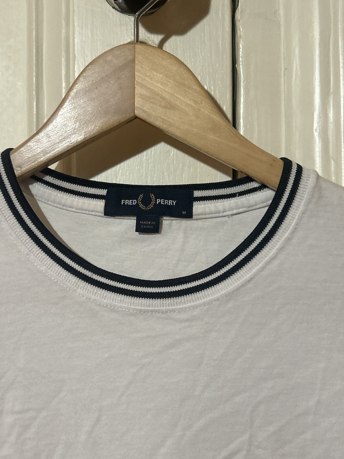 Fred Perry Fred Perry Crew Neck w/ Striped Trim Size US M / EU 48-50 / 2 - 4 Thumbnail