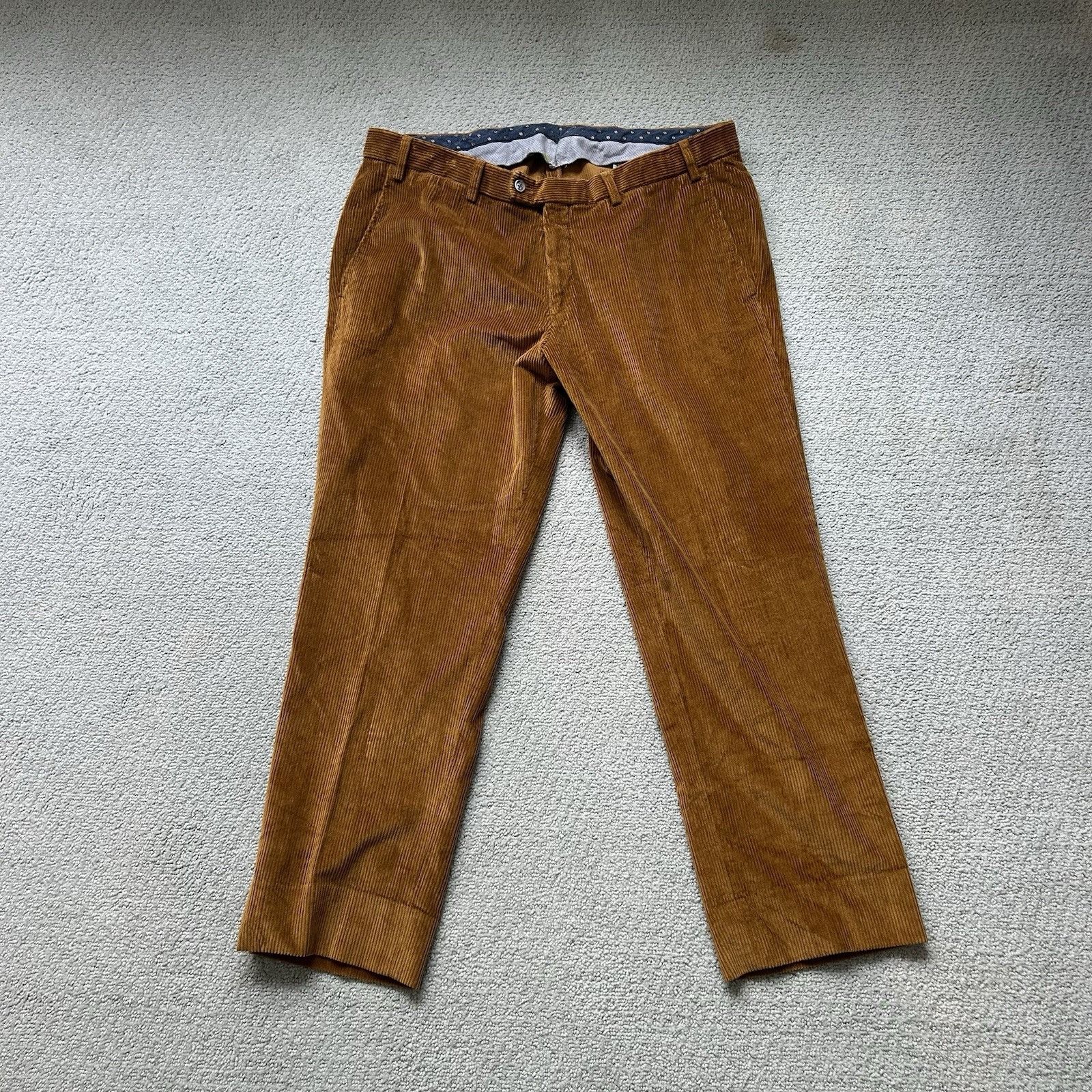 Carrol & Co. Carroll & Co Beverly Hills Men’s Pants Corduroy Tan Orange B Size US 34 / EU 50 - 1 Thumbnail