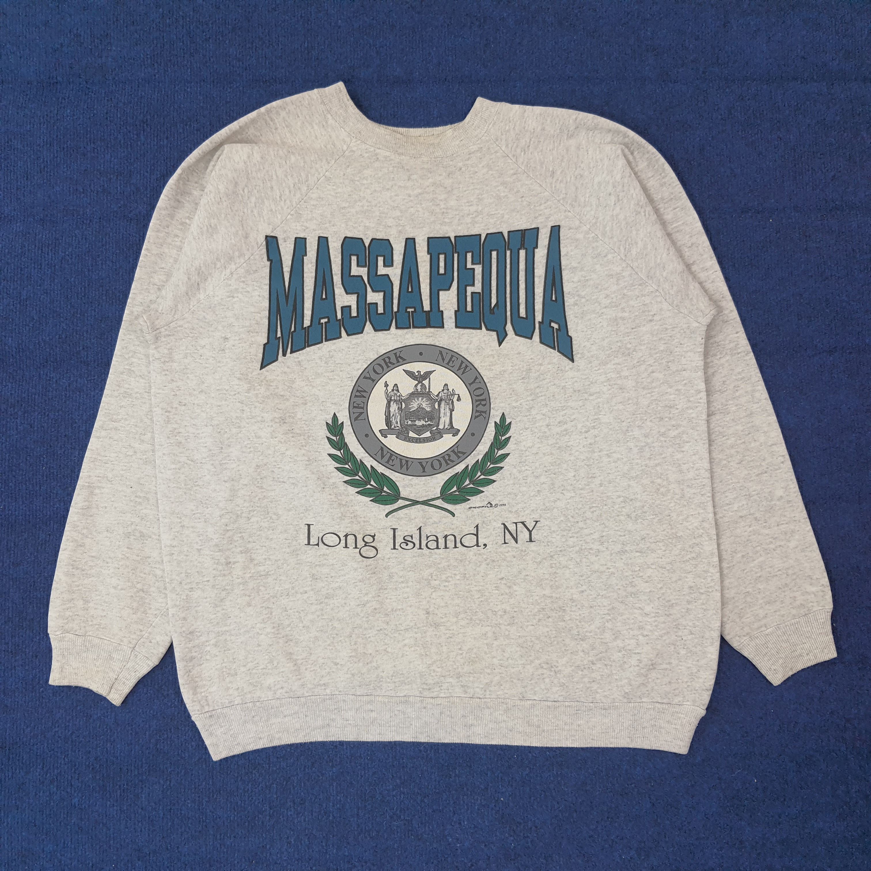 Vintage Vintage MASSAPEQUA Long Island New York Sweatshirt C257N5 Size US L / EU 52-54 / 3 - 1 Thumbnail