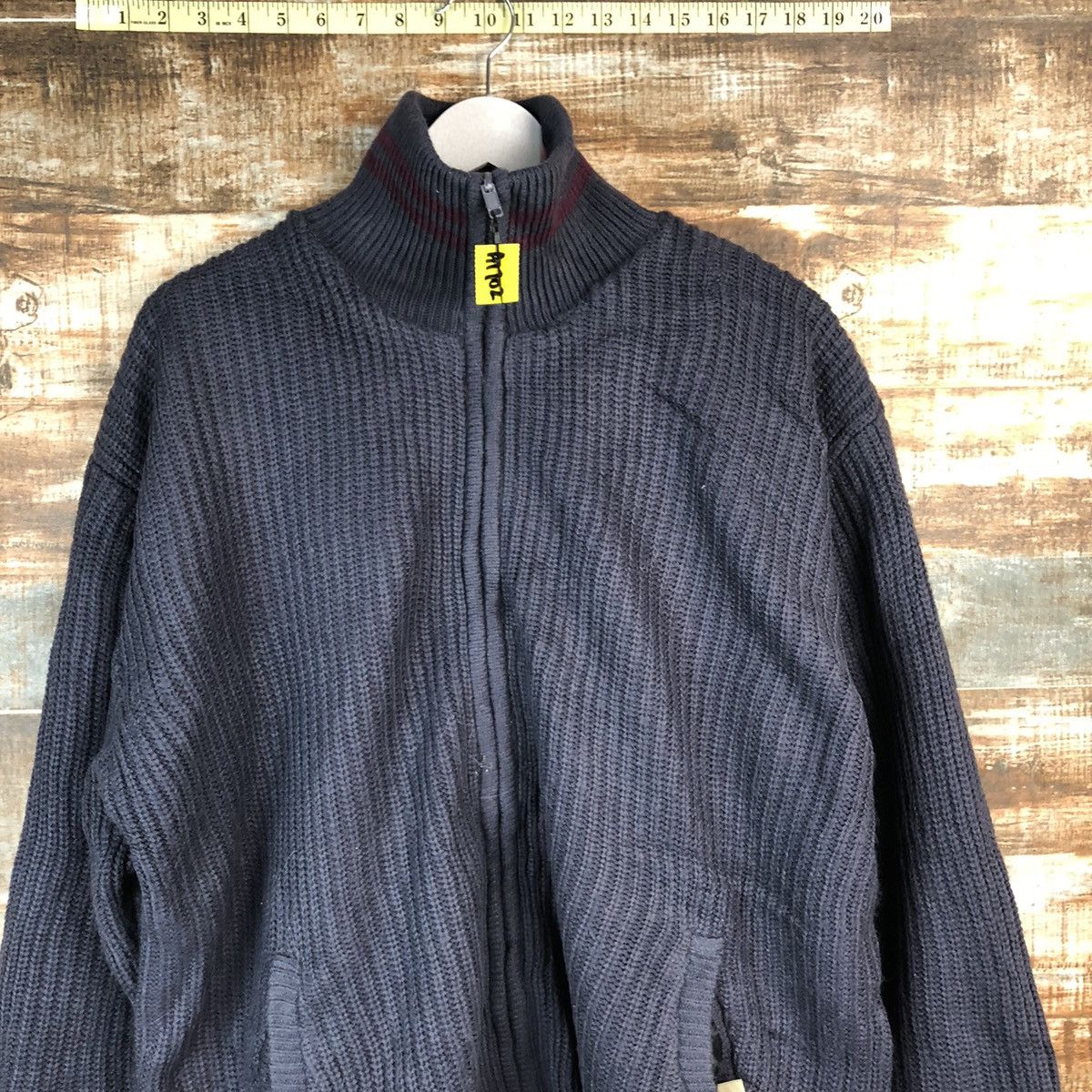Japanese Brand Resal Work Black knitwear sweater vintage #A1702 Size US M / EU 48-50 / 2 - 5 Thumbnail