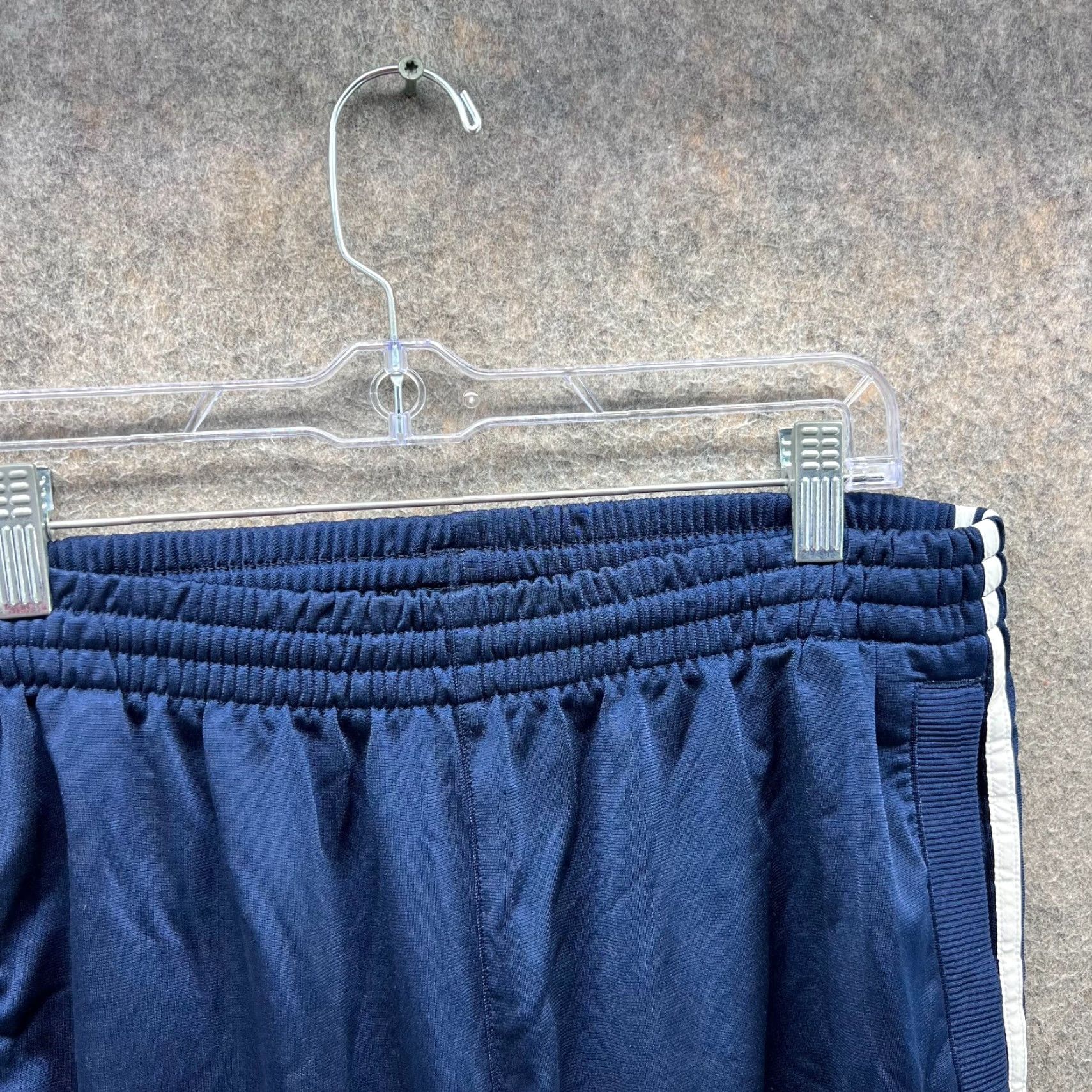 Adidas VINTAGE Adidas Pants Mens M Blue Navy Straight Gym Straight Trefoil 90s Y2k Pants Mens M Blue Navy Straight 90s Adidas Size US 31 - 5 Thumbnail