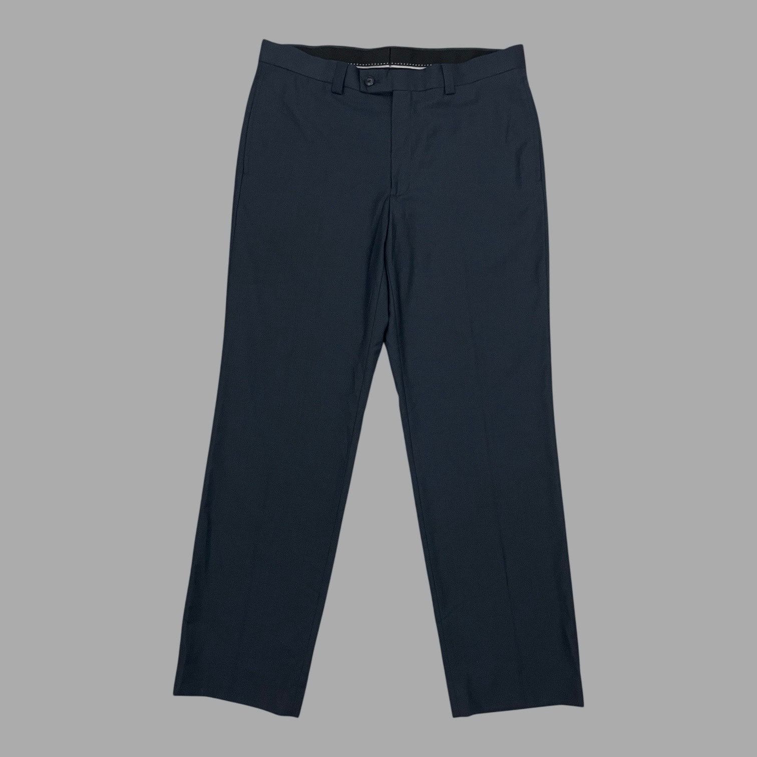 Pronto Uomo Pronto Uomo Mens Flat Front Straight Leg Dress Pants Size 34S - 1 Thumbnail