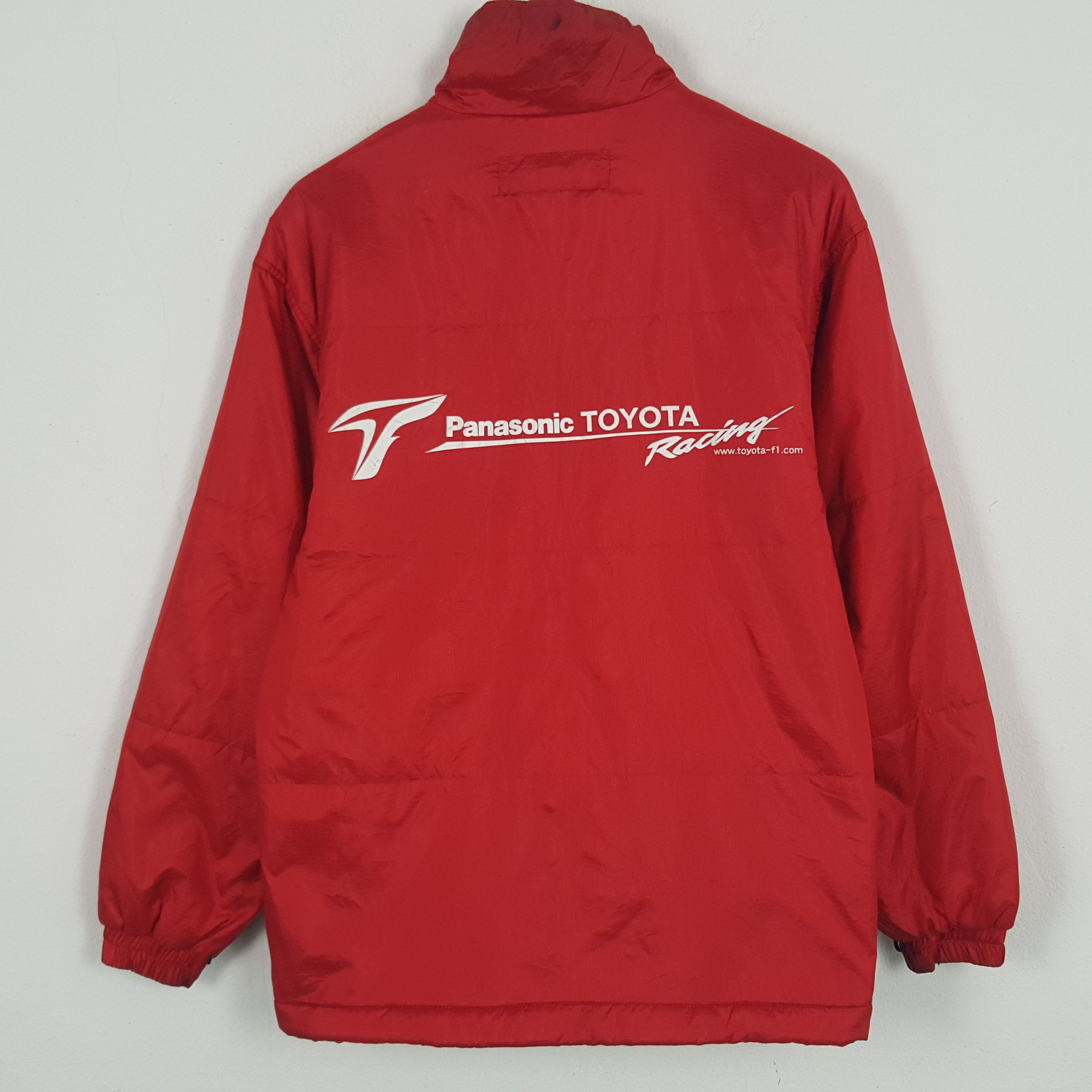 Japanese Brand × Vintage Vintage Panasonic Toyota Racing Zipper Jacket Size US L / EU 52-54 / 3 - 1 Thumbnail