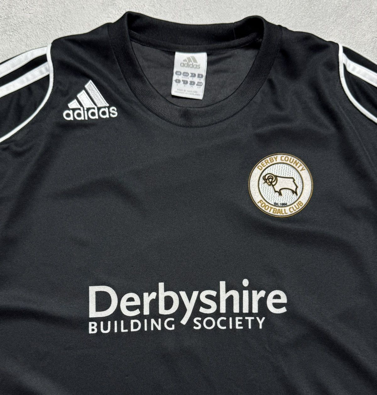 Adidas Derby County 2007 2008 Away Football Soccer Jersey Adidas Size US S / EU 44-46 / 1 - 5 Thumbnail