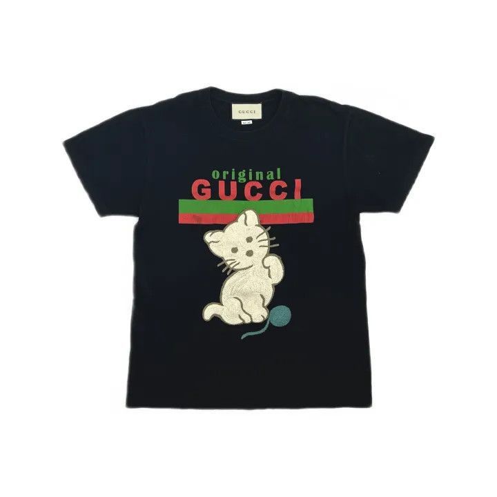 Gucci Gucci Cat Cartoon Graphic Short Sleeve T-Shirt-2507 Size XS / US 0-2 / IT 36-38 - 8 Thumbnail