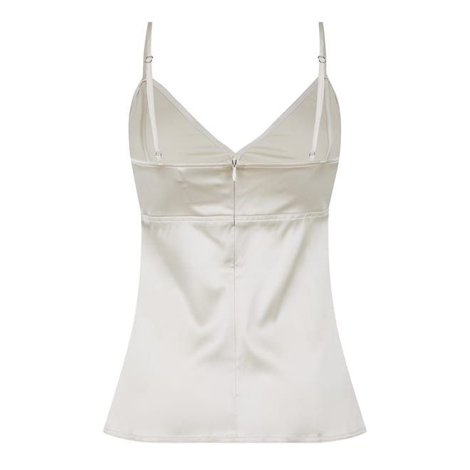 Bottega Veneta Bottega Veneta V-Neck Slim Fit Tank Top in White Size M / US 6-8 / IT 42-44 - 2 Thumbnail