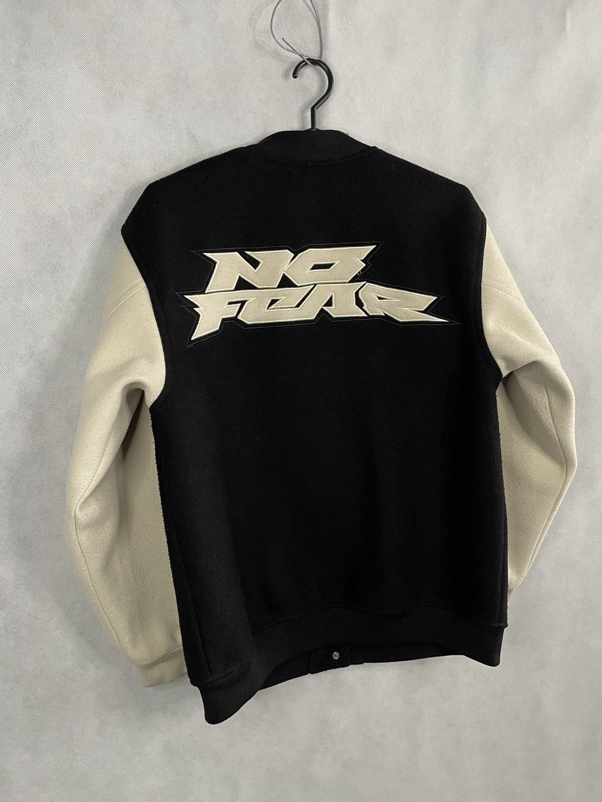 No Fear 💥No Fear Embroidery Spellout Varsity Jacket Size US S / EU 44-46 / 1 - 8 Thumbnail