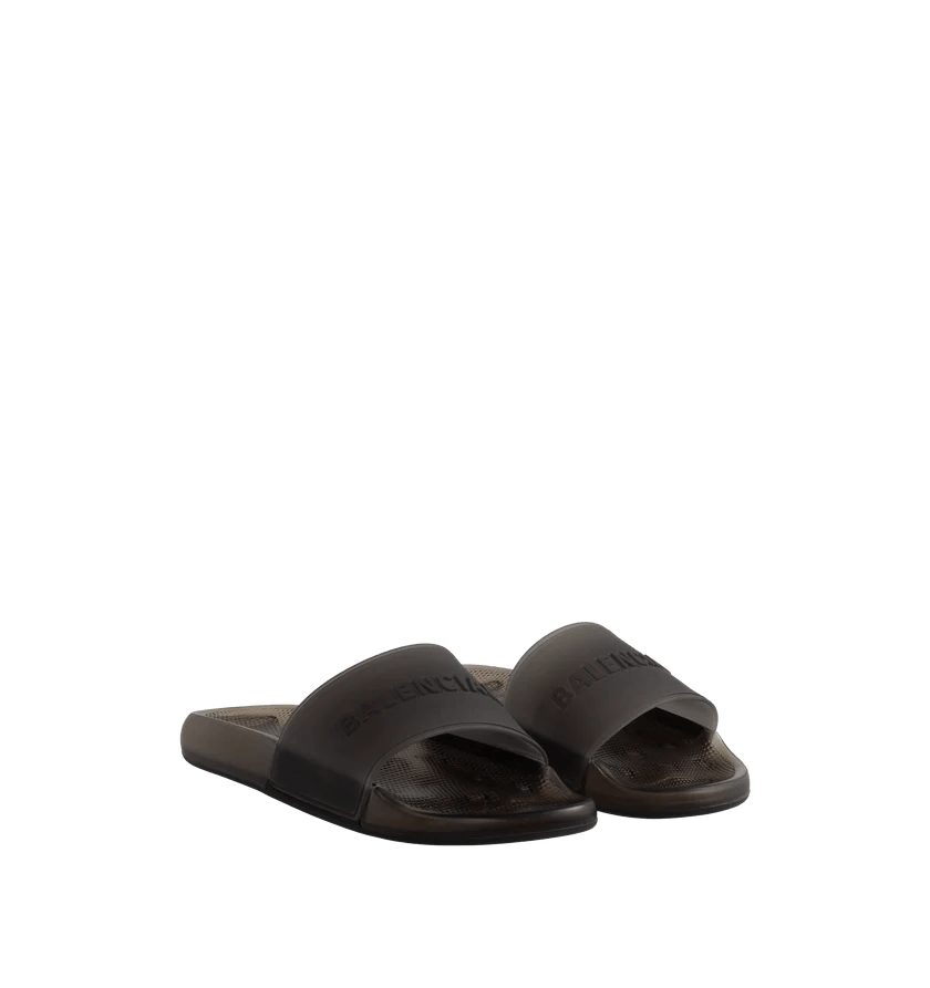 Balenciaga o1h1sh11224 Pool Slide in Black Size US 6 / EU 39 - 2 Thumbnail