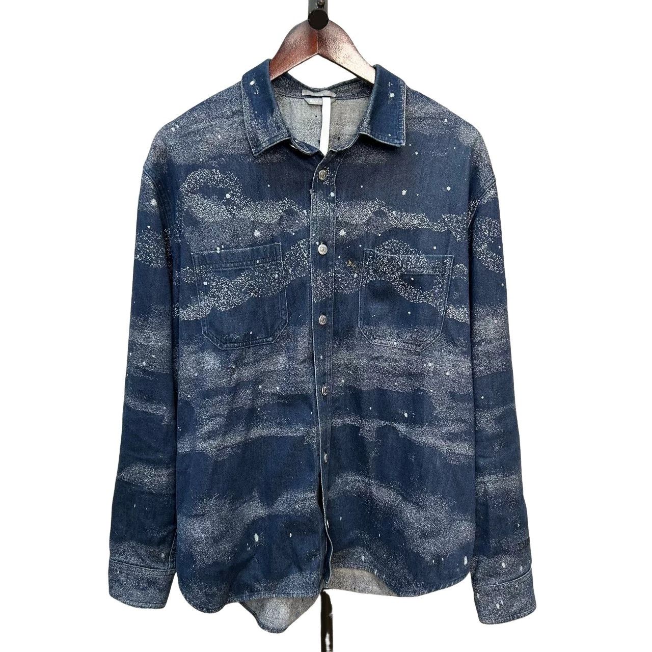 Dior Dior Starry Pattern Denim Shirt Size L Size US L / EU 52-54 / 3 - 1 Thumbnail