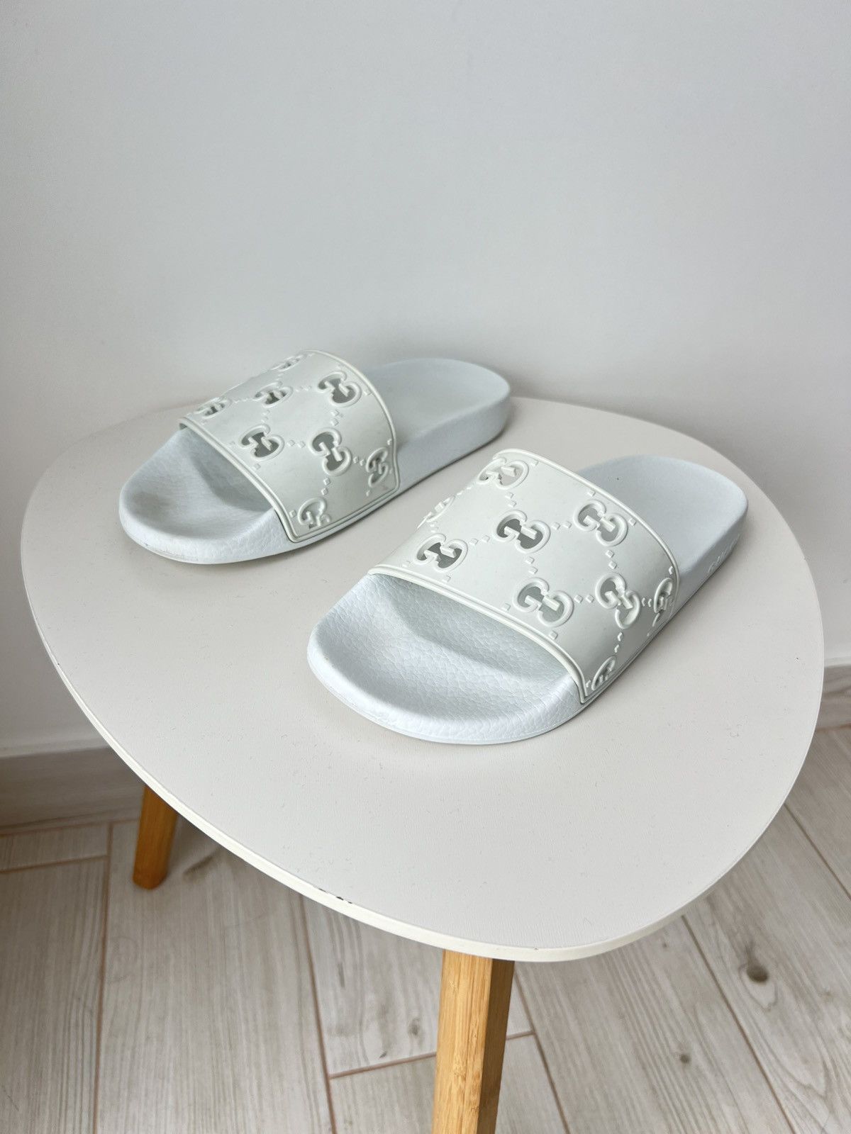 Gucci Gucci White Slides Sandals Size 39 Luxury Designer Size US 6.5 / EU 39-40 - 14 Thumbnail