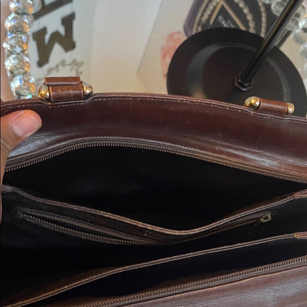 Other Fiocchi Italy Rich Brown Leather handbag Size ONE SIZE - 6 Thumbnail