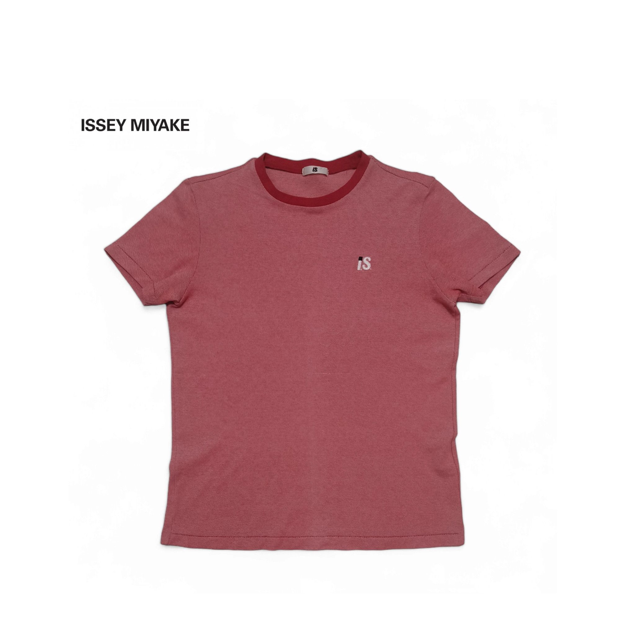 Issey Miyake Vintage Y2K Issey Miyake Pink Women's Tee Shirt Size M / US 6-8 / IT 42-44 - 2 Thumbnail