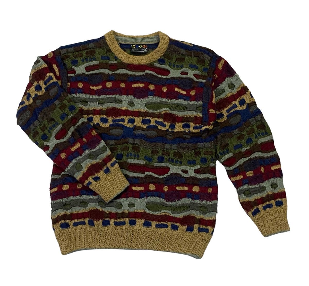 Coogi Vintage Googi 3D Knit Crewneck Sweater Size US S / EU 44-46 / 1 - 4 Thumbnail