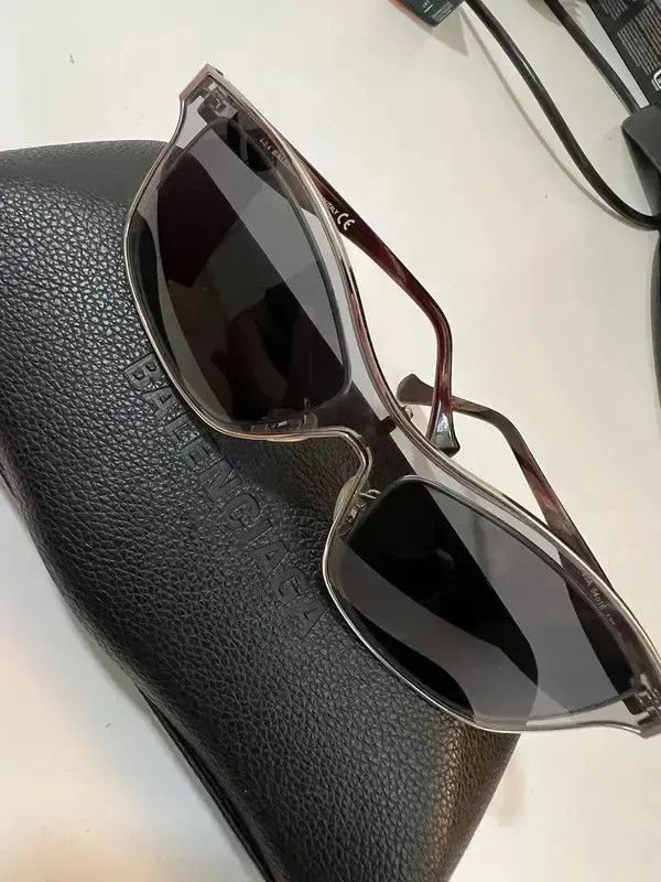 BALENCIAGA Sunglasses Wrap Shield Mask Ski Logo