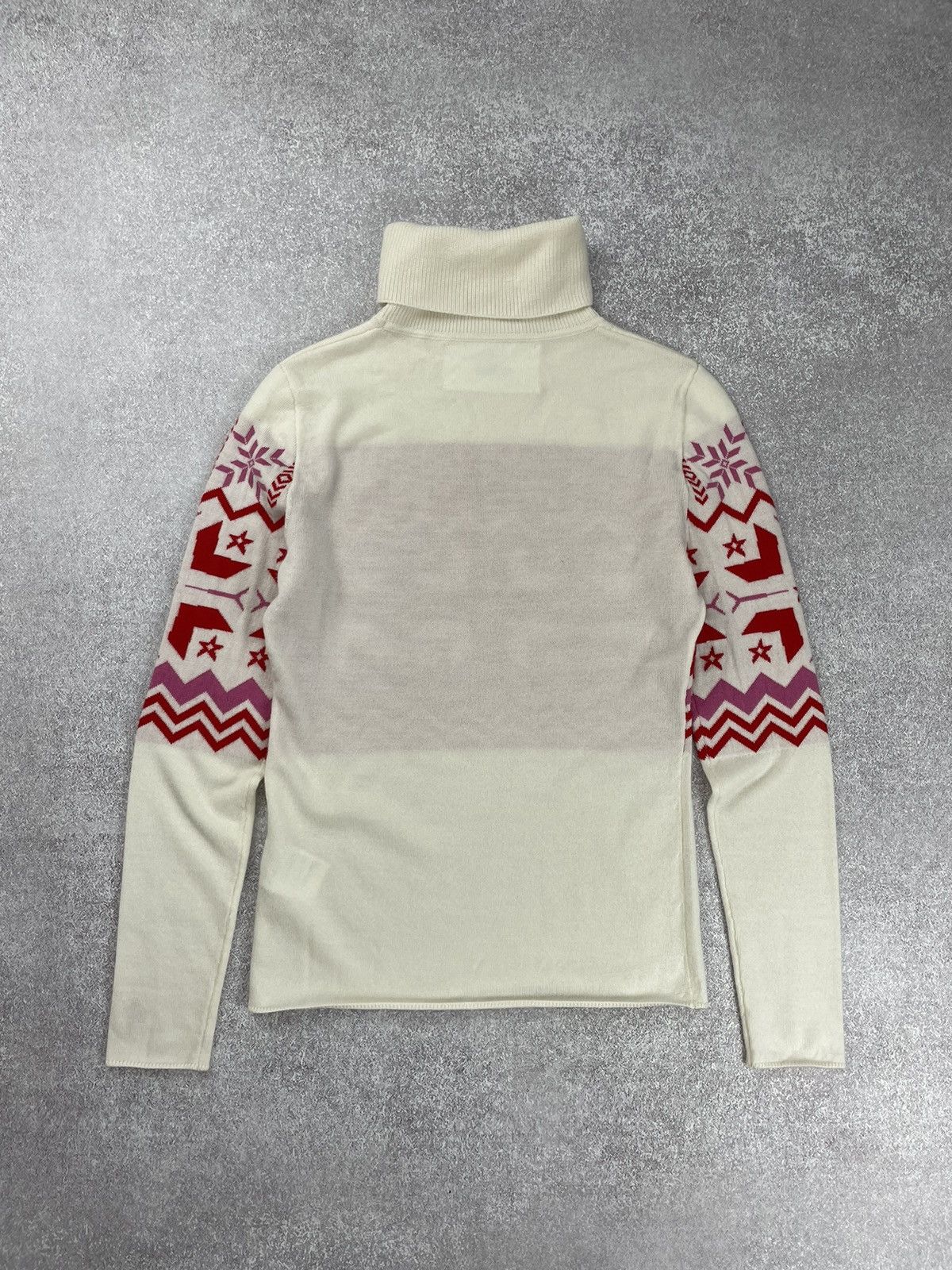 Perfect Moment Perfect Moment Printed Turtleneck Extra Merino Wool Sweater Size XS / US 0-2 / IT 36-38 - 9 Thumbnail