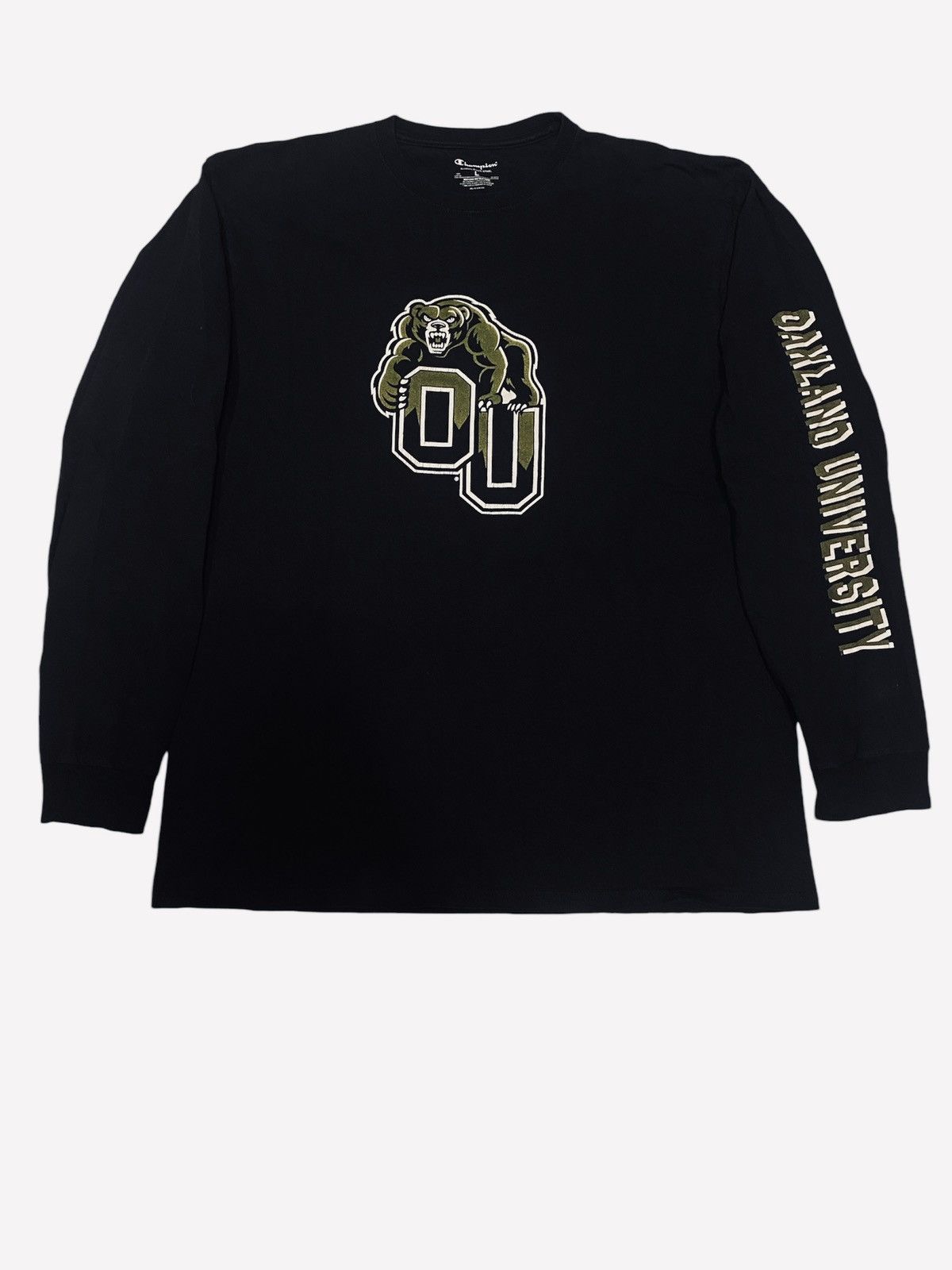 Champion × Vintage Oakland University Champion Longsleeve Golden Grizzlies Size US L / EU 52-54 / 3 - 1 Thumbnail