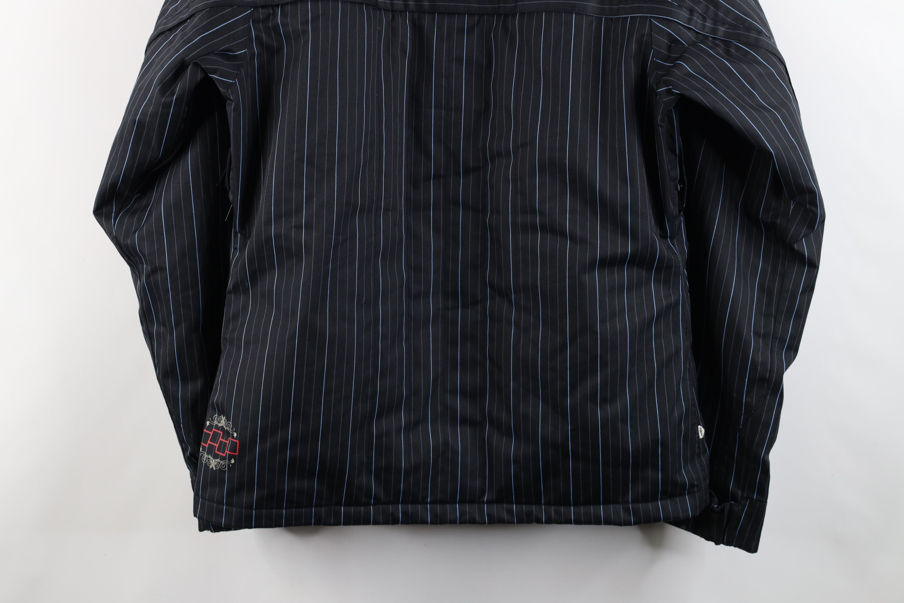 Vintage Vintage Y2K Streetwear Striped Hooded Ski Snowboard Jacket Size M / US 6-8 / IT 42-44 - 16 Thumbnail