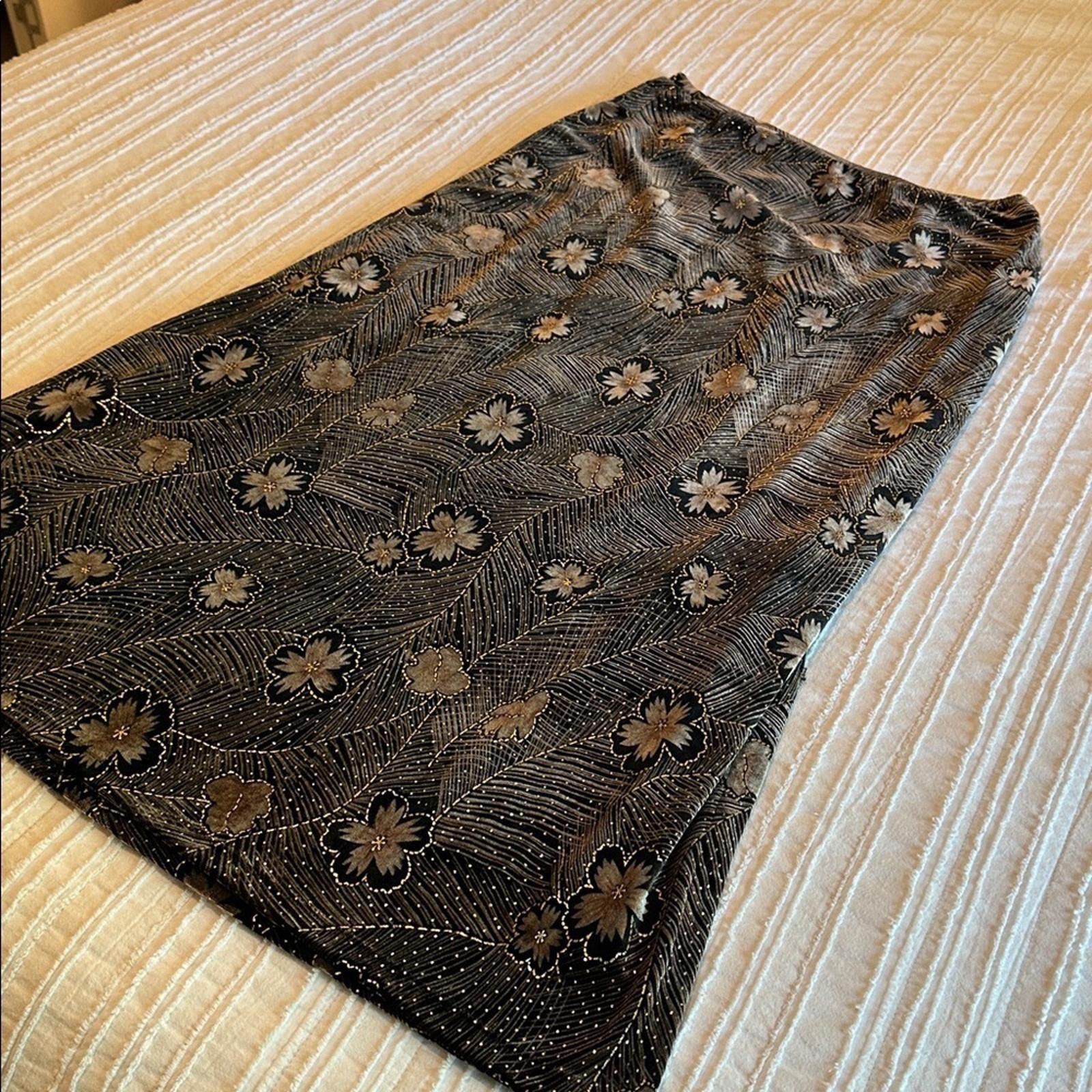Other Large Women’s Velour Long Skirt Y2K vintage Fairy whimsygoth Size 36" / US 14 / IT 50 - 3 Thumbnail