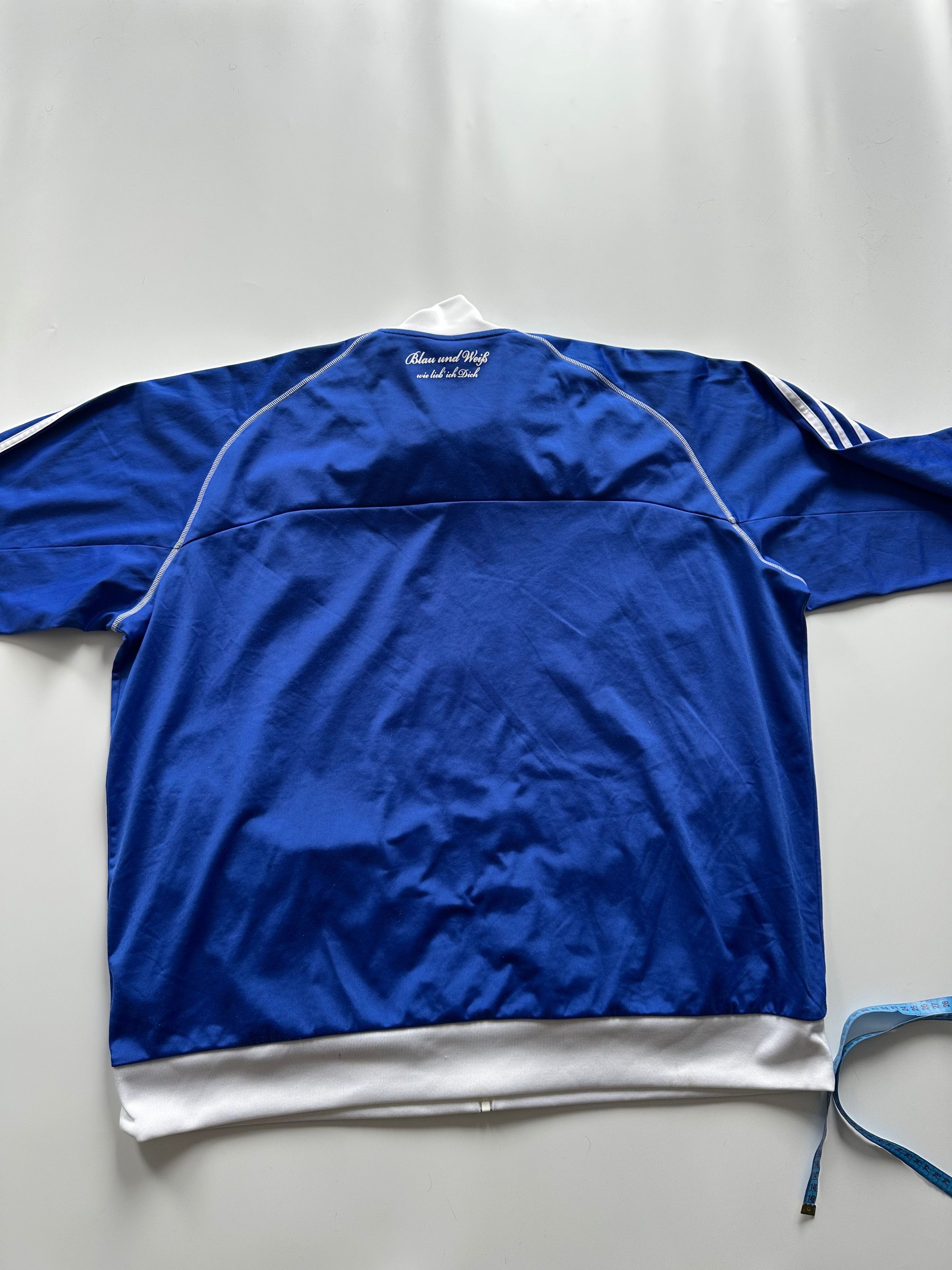 Adidas Adidas Schalke Track Top Jacket XXXL blue Soccer Football Size US XXL / EU 58 / 5 - 12 Thumbnail